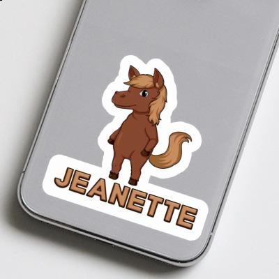 Jeanette Sticker Horse Notebook Image