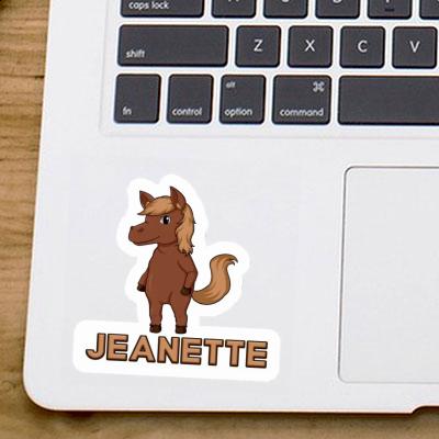 Cheval Autocollant Jeanette Laptop Image