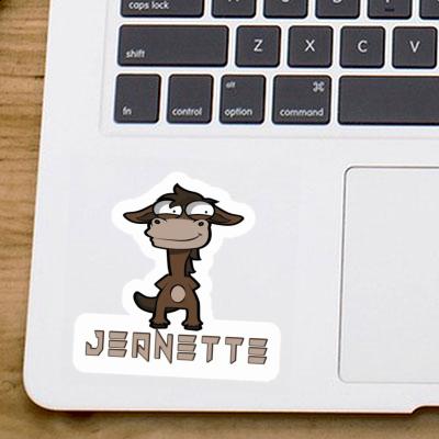 Sticker Jeanette Standing Horse Image