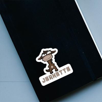 Sticker Jeanette Standing Horse Notebook Image