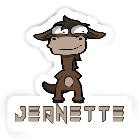 Sticker Jeanette Standing Horse Gift package Image