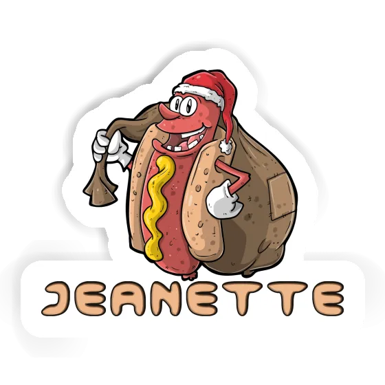 Sticker Jeanette Hot Dog Gift package Image