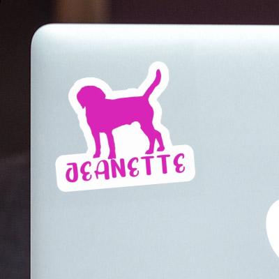 Sticker Jeanette Hound Image