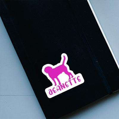 Sticker Jeanette Hound Notebook Image