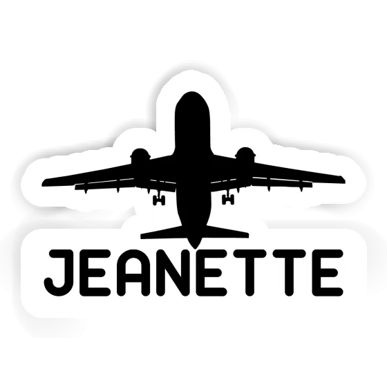 Sticker Jumbo-Jet Jeanette Laptop Image