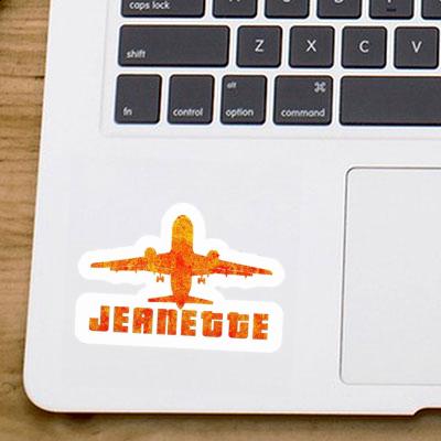 Sticker Jumbo-Jet Jeanette Notebook Image