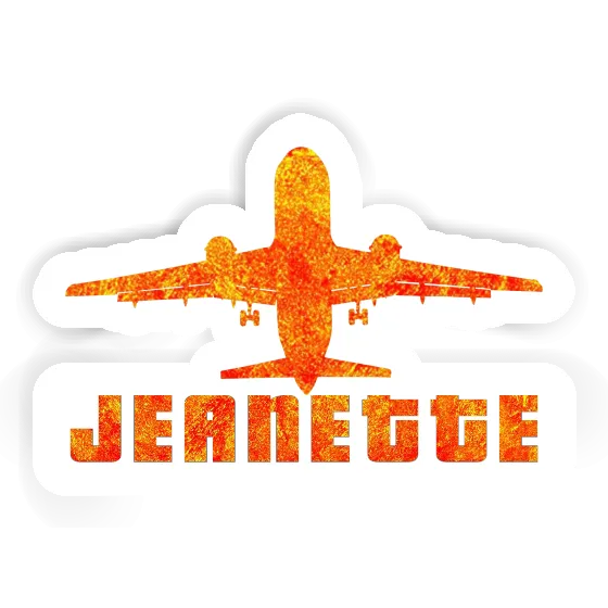 Sticker Jeanette Jumbo-Jet Laptop Image