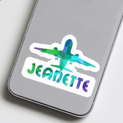 Jeanette Autocollant Jumbo-Jet Notebook Image