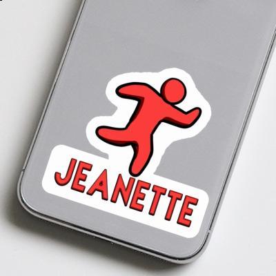 Autocollant Jeanette Joggeur Laptop Image