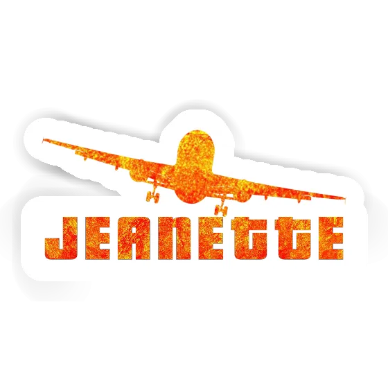 Jeanette Sticker Airplane Gift package Image