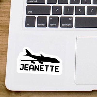 Sticker Jeanette Jumbo-Jet Laptop Image