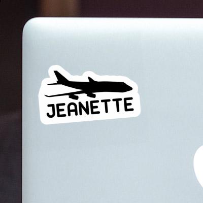 Sticker Jeanette Jumbo-Jet Notebook Image