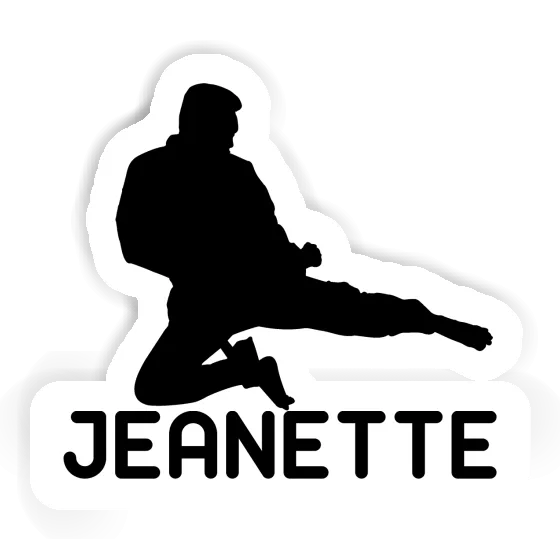 Jeanette Sticker Karateka Image