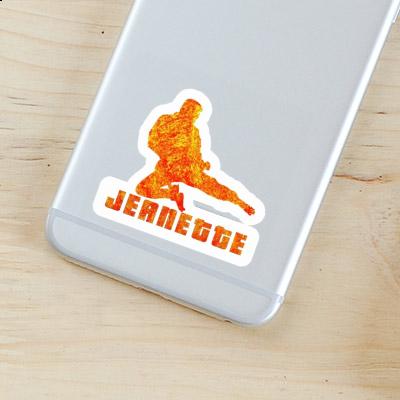 Jeanette Sticker Karateka Laptop Image