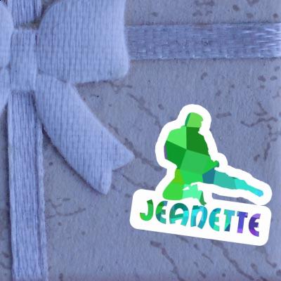 Jeanette Sticker Karateka Image