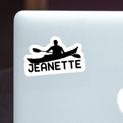 Sticker Kayaker Jeanette Image