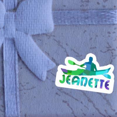 Jeanette Sticker Kayaker Gift package Image