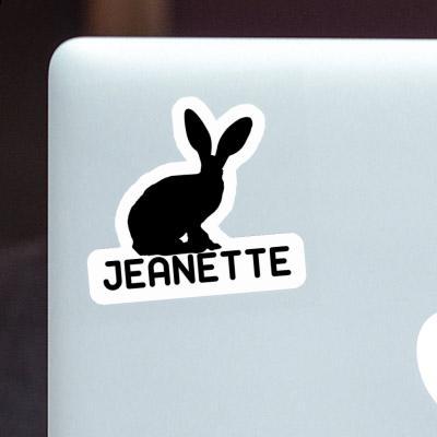 Jeanette Autocollant Lapin Image