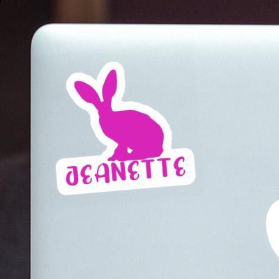 Sticker Rabbit Jeanette Laptop Image