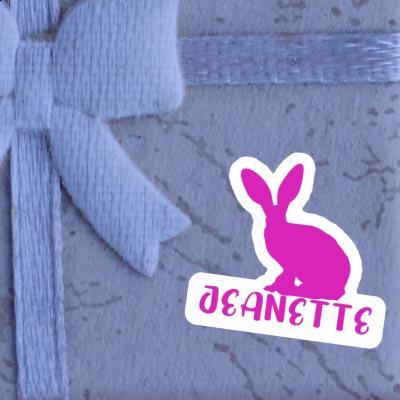 Jeanette Autocollant Lapin Gift package Image