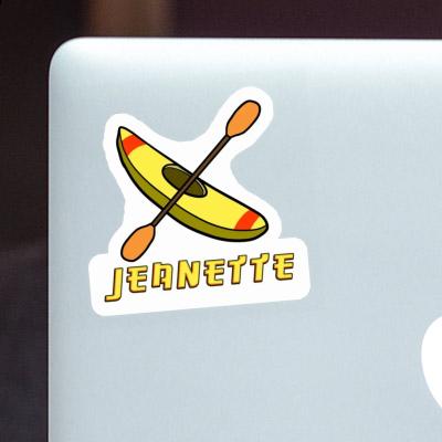 Sticker Jeanette Canoe Image