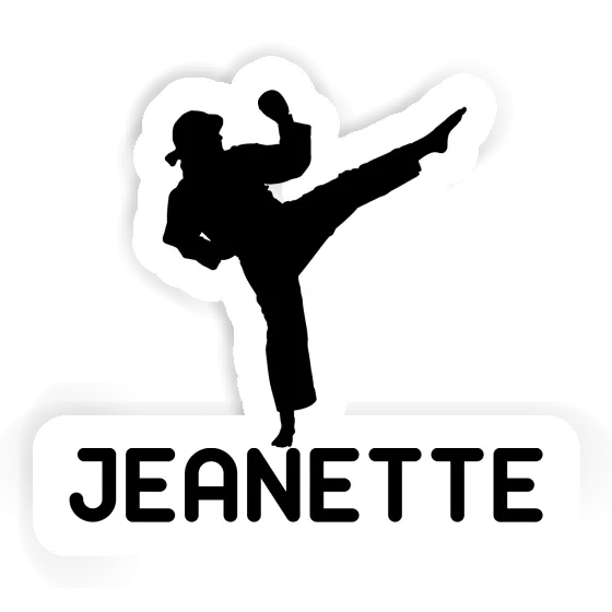 Jeanette Sticker Karateka Image