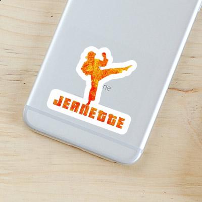 Karateka Sticker Jeanette Notebook Image