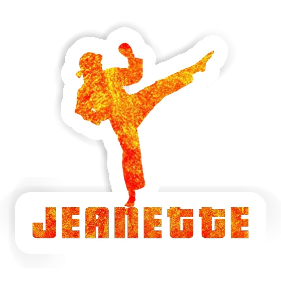 Karateka Sticker Jeanette Notebook Image