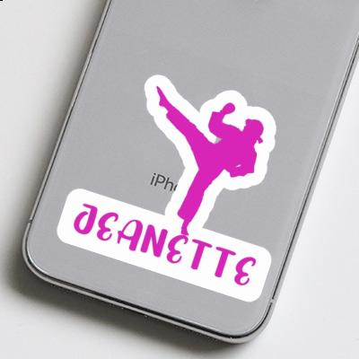 Sticker Jeanette Karateka Laptop Image