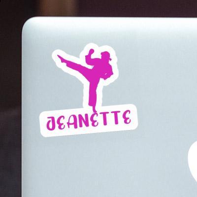 Sticker Jeanette Karateka Notebook Image