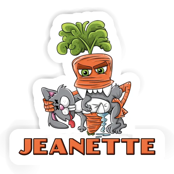 Sticker Monster Carrot Jeanette Notebook Image