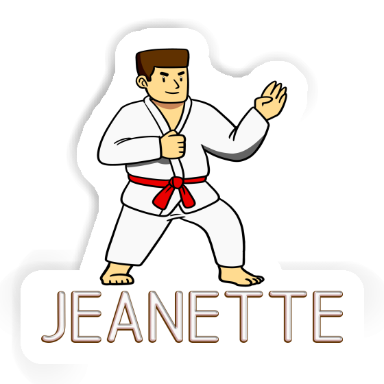 Sticker Karateka Jeanette Gift package Image