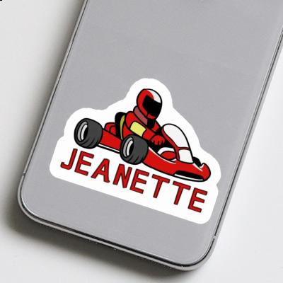 Sticker Jeanette Kart Notebook Image