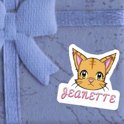 Autocollant Jeanette Chaton Laptop Image