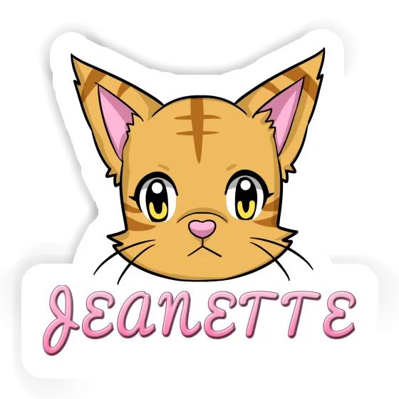 Autocollant Jeanette Chaton Image