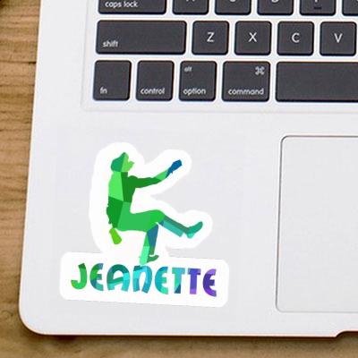 Sticker Climber Jeanette Laptop Image