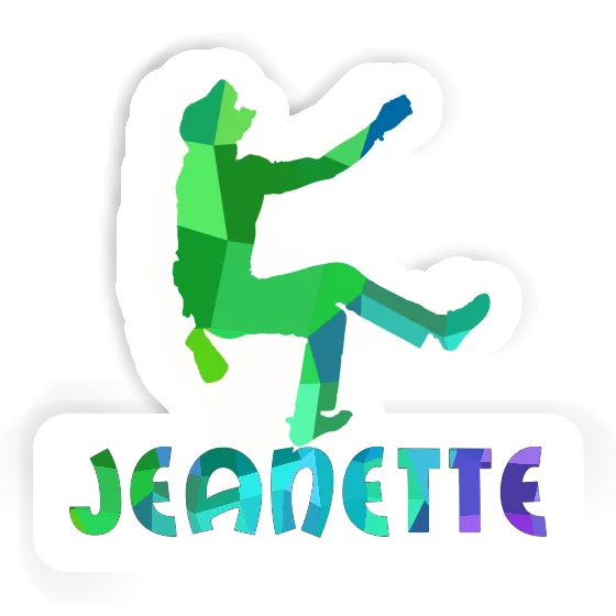 Sticker Climber Jeanette Laptop Image