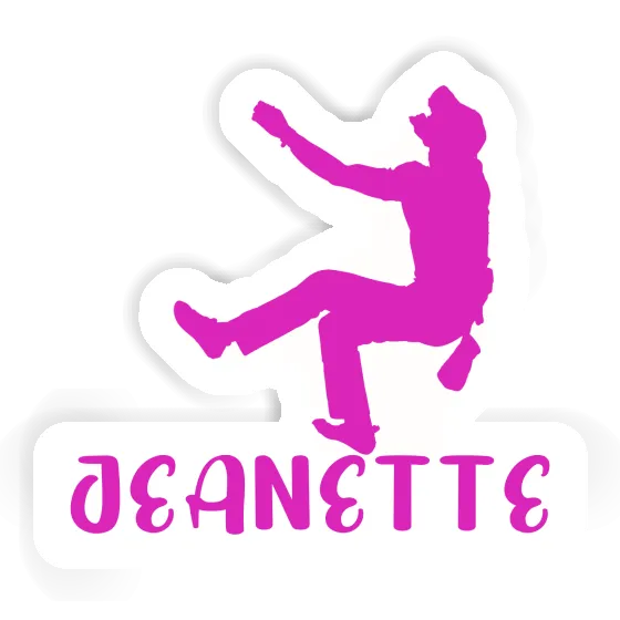 Sticker Jeanette Climber Notebook Image