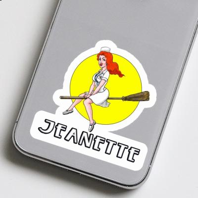 Jeanette Sticker Hexe Image