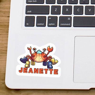 Sticker Jeanette Crab Notebook Image