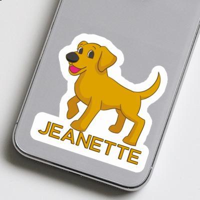 Labrador Sticker Jeanette Gift package Image