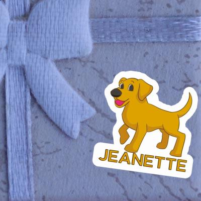 Labrador Sticker Jeanette Notebook Image