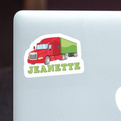 Truck Sticker Jeanette Notebook Image