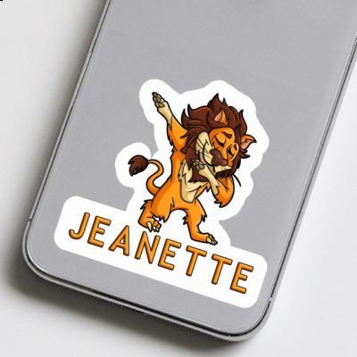 Lion Sticker Jeanette Notebook Image