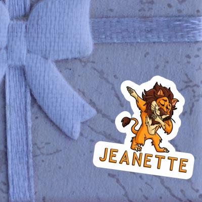 Lion Sticker Jeanette Laptop Image