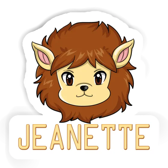 Lionhead Sticker Jeanette Image