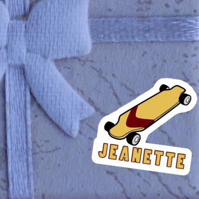 Sticker Skateboard Jeanette Laptop Image