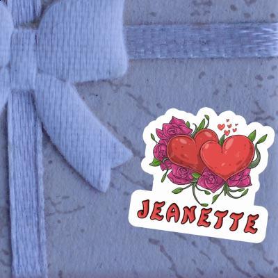 Heart Sticker Jeanette Laptop Image