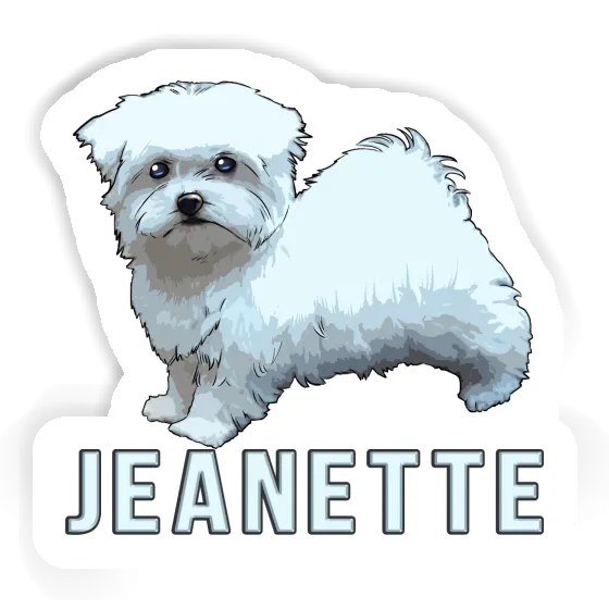 Sticker Doggie Jeanette Notebook Image