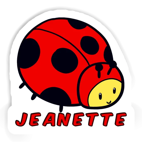 Sticker Ladybug Jeanette Laptop Image